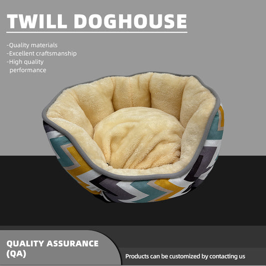 Twill Doghouse  Scratch-resistant and wear-resistant Non-slip bottom