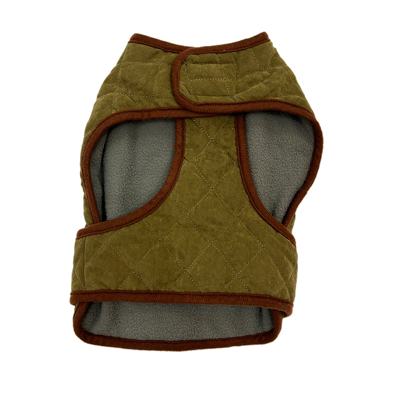 Tail-end wrap-around garment Anti-shedding vest Warm fleece-lined vest