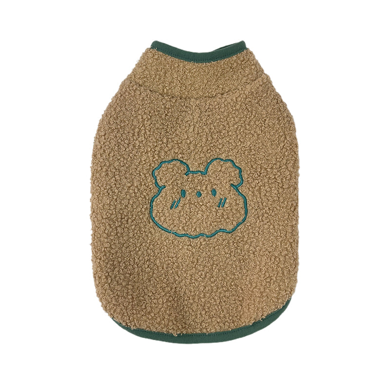 Bear-Printed Shirt   Cute and warm Agile and nimble