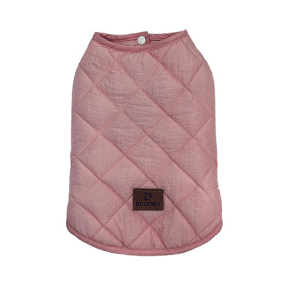 Pink Lightweight Cotton Jacket   Close-fitting wrap Velcro fastener