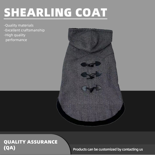 Shearling coat   Reflective warmth  Easy to put on and take off